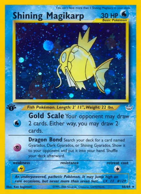 Shining Magikarp #66 — Neo Revelation