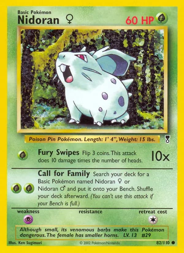 Nidoran ♀ #82 — Legendary Collection