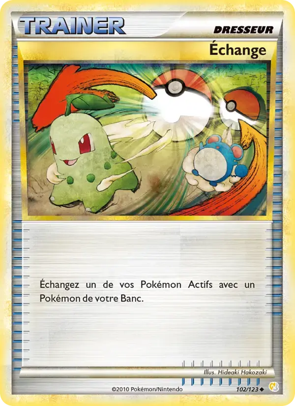 Carte Pokémon Échange #102 — HeartGold SoulSilver