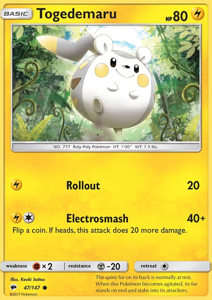 Togedemaru #47 — Burning Shadows
