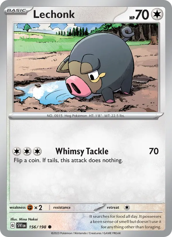 Carte Pokémon Gourmelet #156 — Écarlate et Violet