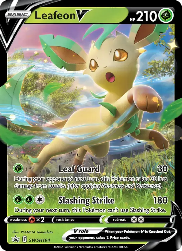 Leafeon V #SWSH194 — Sword & Shield Promos