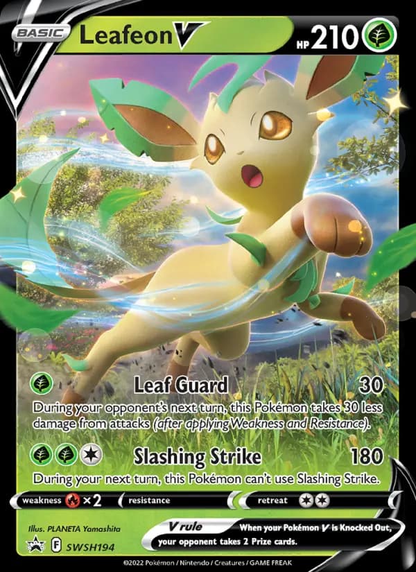 Leafeon V #SWSH194 — Sword & Shield Promos