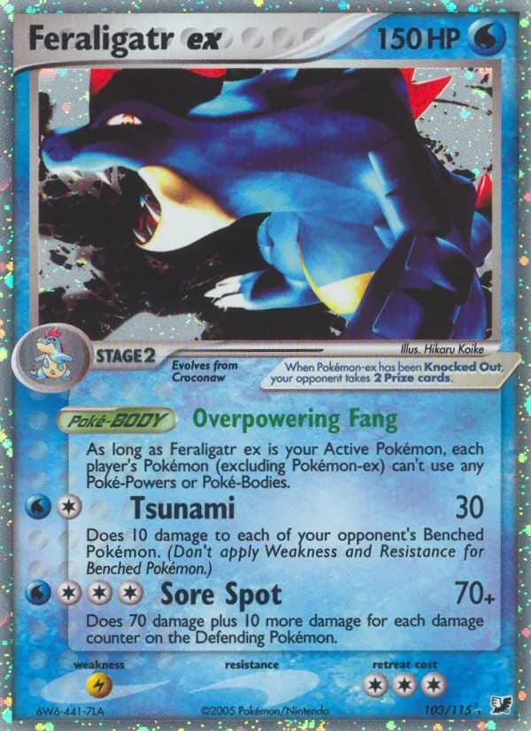 Feraligatr ex #103 — Unseen Forces