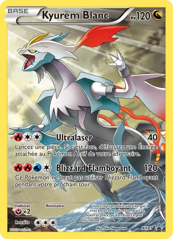Carte Pokémon Kyurem Blanc #XY81 — Promos X&Y