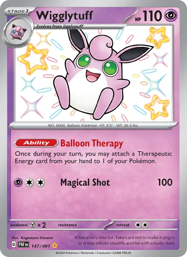 Wigglytuff #147 — Paldean Fates