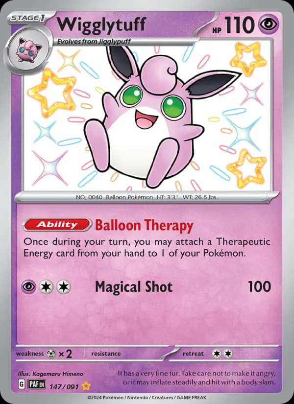 Wigglytuff #147 — Paldean Fates