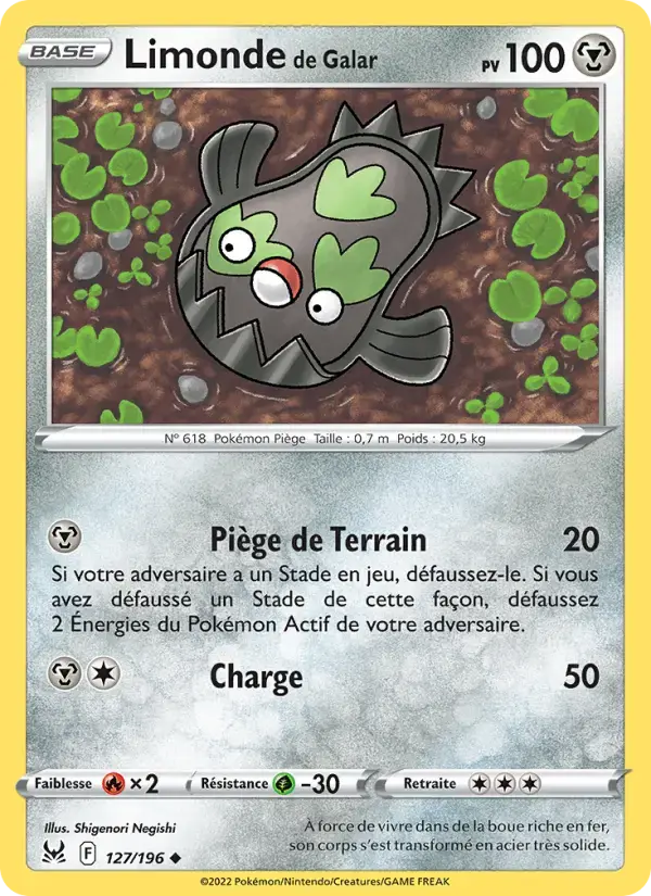 Carte Pokémon Limonde de Galar #127 — Origine Perdue