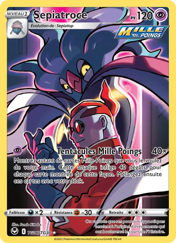 Carte Pokémon Sepiatroce #TG06 — Tempête Argentée