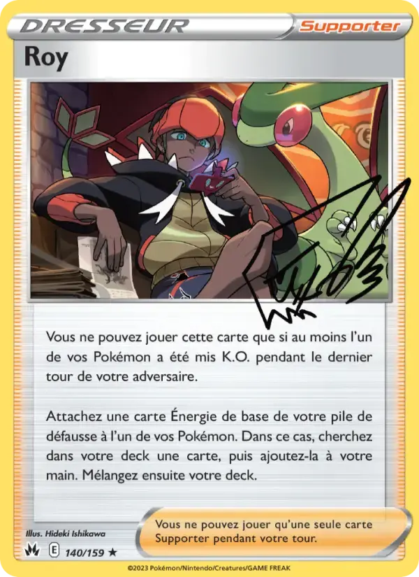 Carte Pokémon Roy #140 — Zénith Suprême