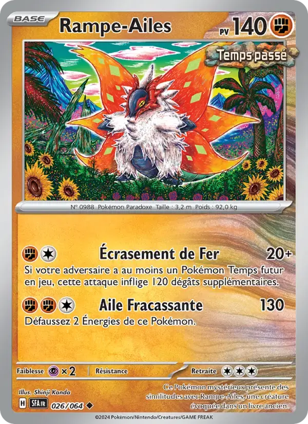 Carte Pokémon Rampe-Ailes #026 — Fable Nébuleuse