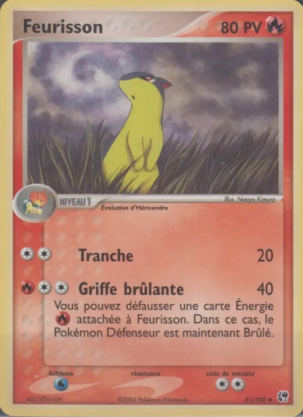 Carte Pokémon Feurisson #51 — Tempête de Sable
