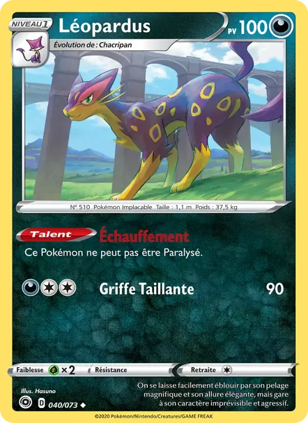 Carte Pokémon Léopardus #40 — La Voie du Maître