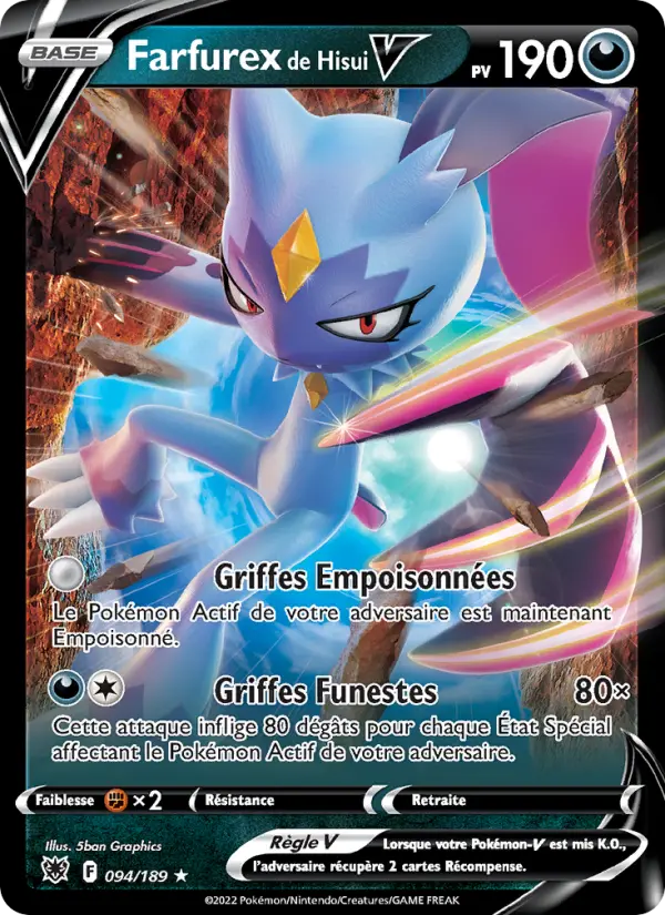 Carte Pokémon Farfurex de Hisui V #094 — Astres Radieux