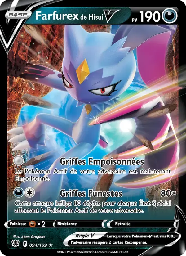 Carte Pokémon Farfurex de Hisui V #094 — Astres Radieux