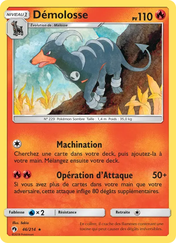 Carte Pokémon Démolosse #46 — Tonnerre Perdu