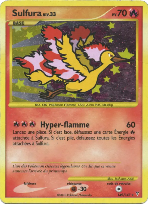 Carte Pokémon Sulfura #149 — Vainqueurs Suprêmes
