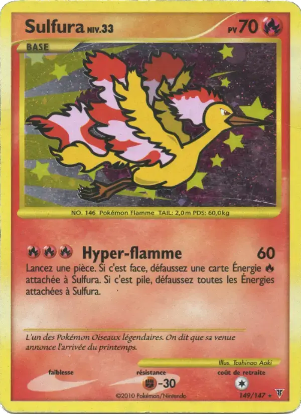 Carte Pokémon Sulfura #149 — Vainqueurs Suprêmes