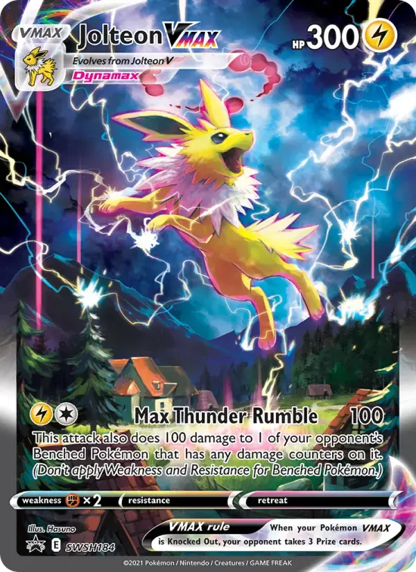 Jolteon VMAX #SWSH184 — Sword & Shield Promos