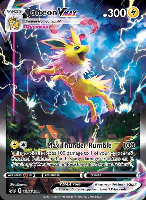 Jolteon VMAX #SWSH184 — Sword & Shield Promos