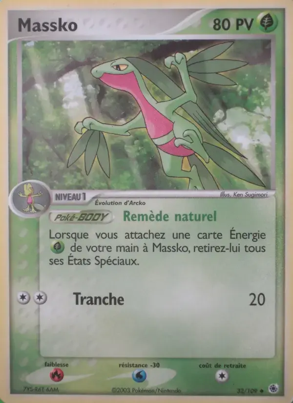 Carte Pokémon Massko #32 — Rubis & Saphir