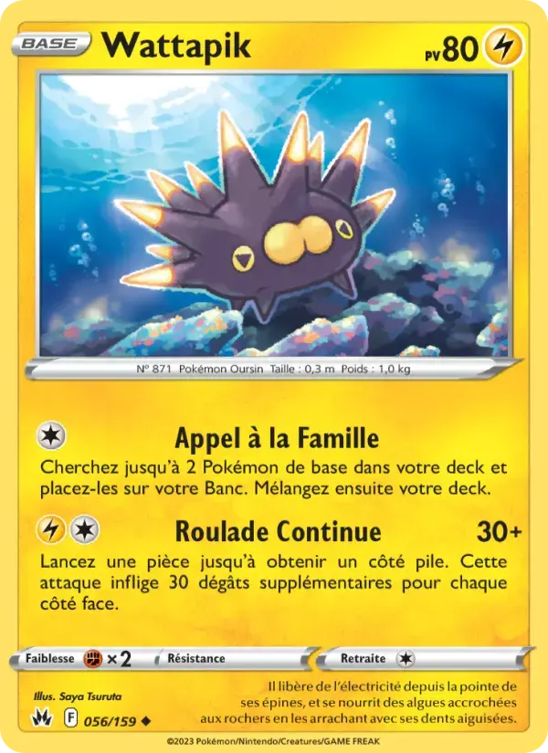 Carte Pokémon Wattapik #056 — Zénith Suprême