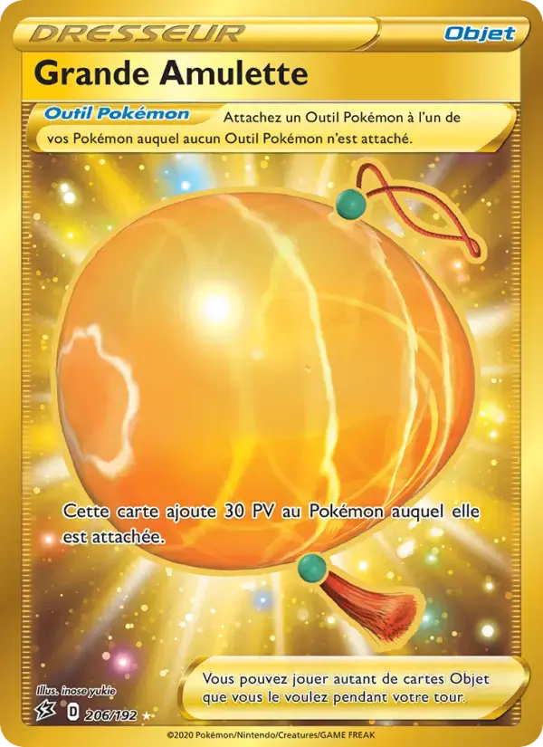Carte Pokémon Grande Amulette #206 — Clash des Rebelles