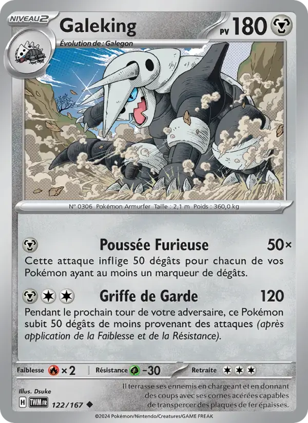 Carte Pokémon Galeking #122 — Mascarade Crépusculaire