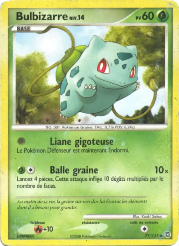 Carte Pokémon Bulbizarre #77 — Merveilles Secrètes