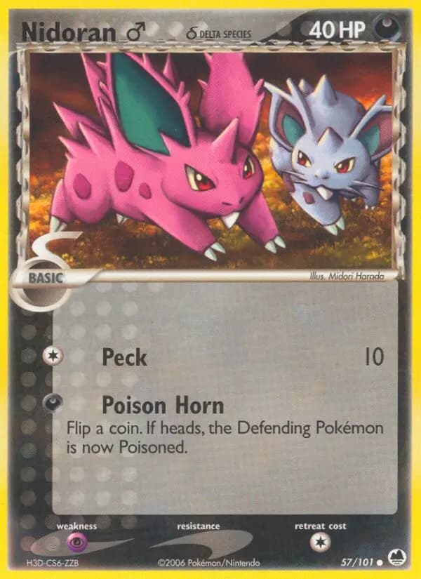 Nidoran♂ δ #057 — Dragon Frontiers