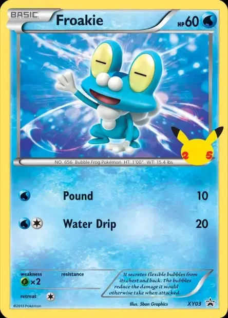 Carte Pokémon Grenousse #XY03 — Jumbo