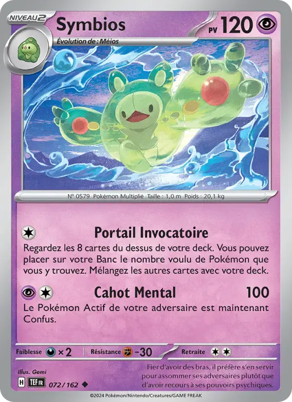 Carte Pokémon Symbios #072 — Forces Temporelles