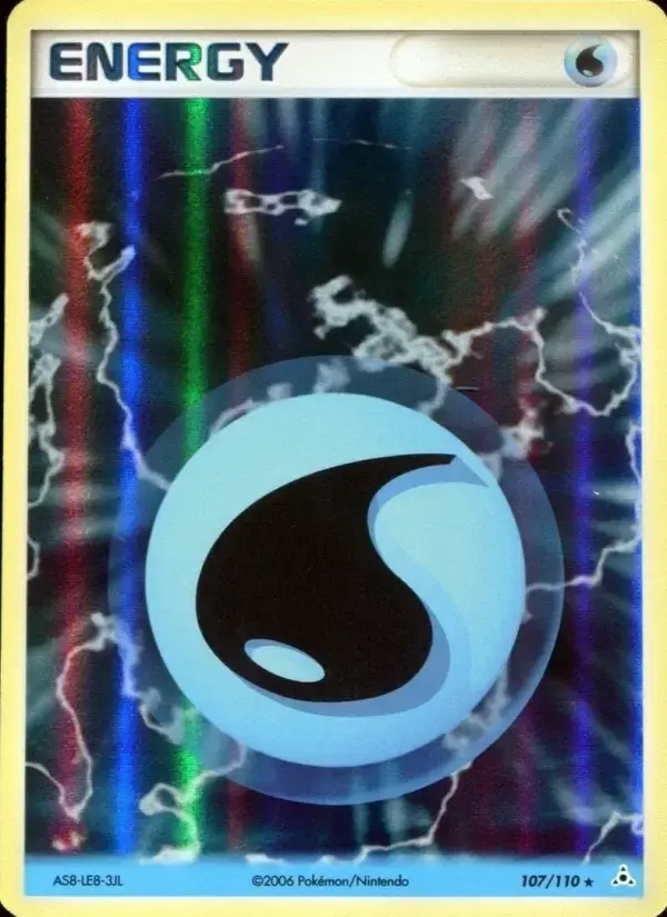 Carte Pokémon Énergie Eau #107 — Fantômes Holon