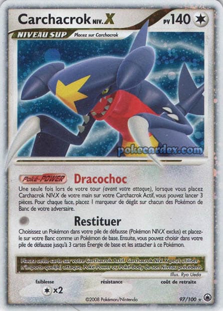 Carte Pokémon Carchacrok #97 — Aube Majestueuse