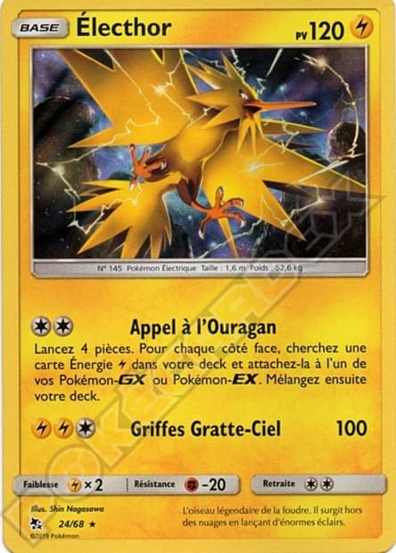 Carte Pokémon Électhor #24 — Destinées Occultes