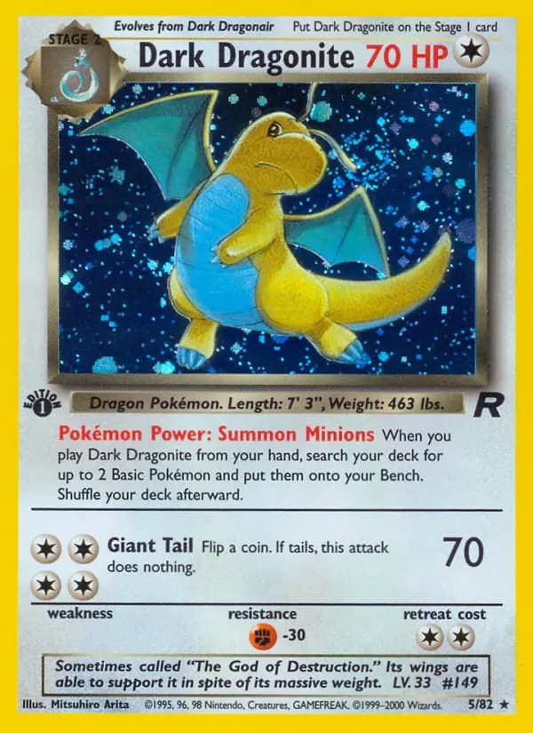 Dark Dragonite #5 — Team Rocket