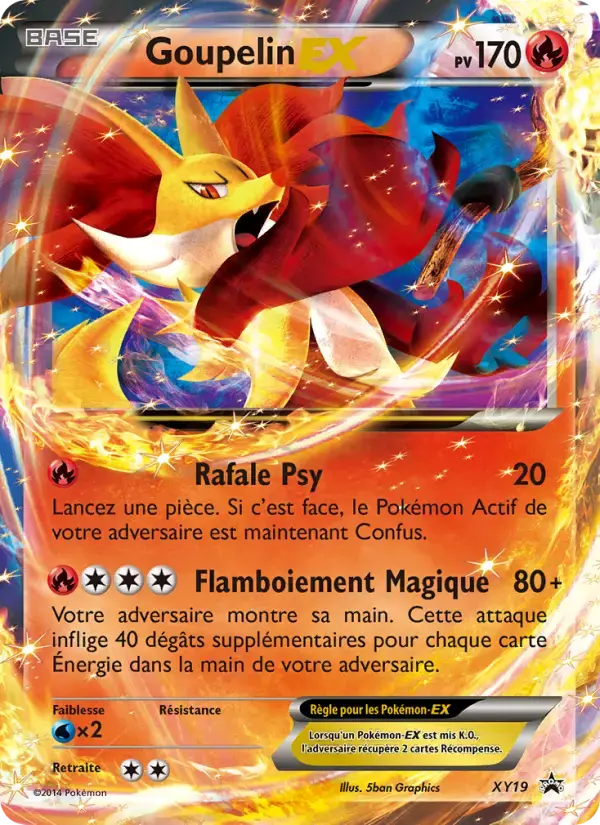 Carte Pokémon Goupelin EX #XY19 — Promos X&Y