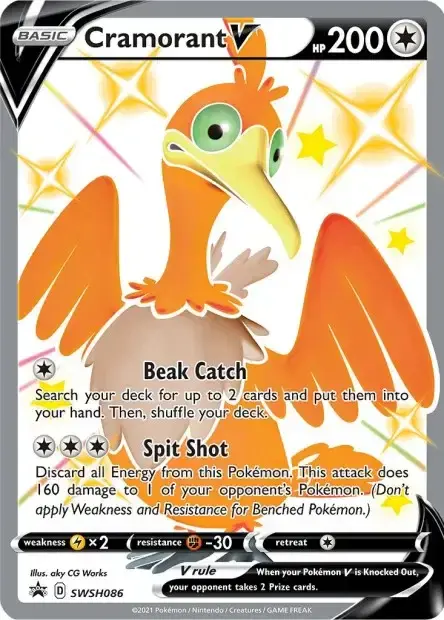 Carte Pokémon Nigosier-V #SWSH086 — Jumbo