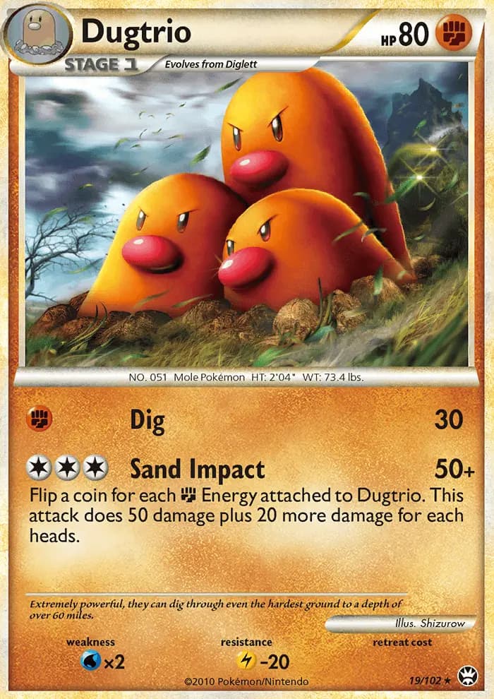 Dugtrio #19 — Triumphant