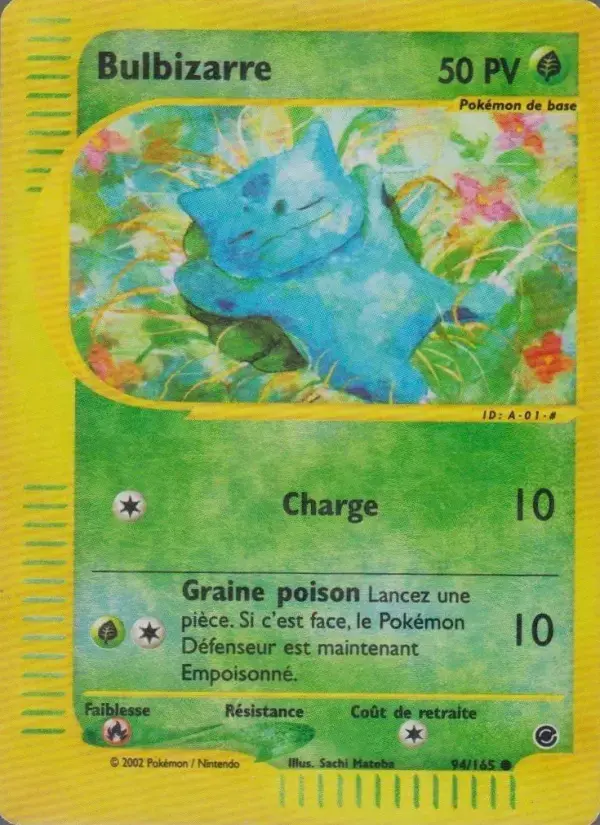 Carte Pokémon Bulbizarre #94 — Expédition