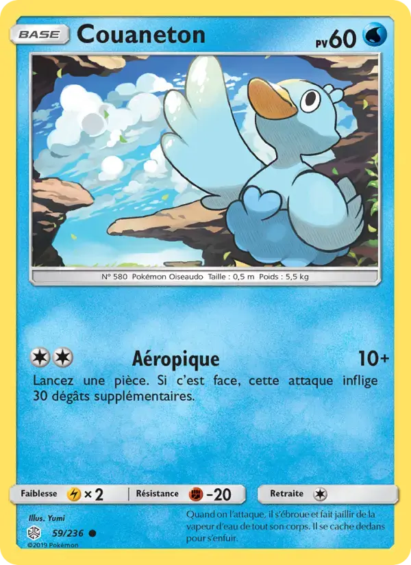 Carte Pokémon Couaneton #59 — Éclipse Cosmique