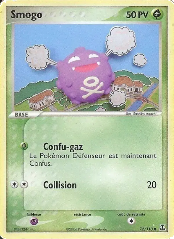 Carte Pokémon Smogo #72 — Espèces Delta