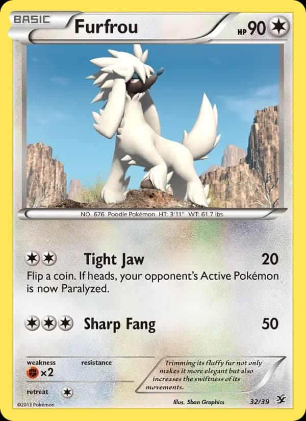 Furfrou #32 — Kalos Starter Set