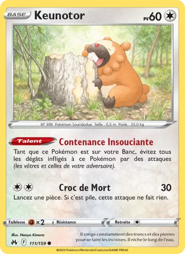 Carte Pokémon Keunotor #111 — Zénith Suprême