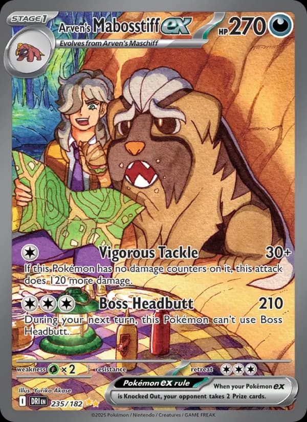 Arven's Mabosstiff ex #235 — Destined Rivals
