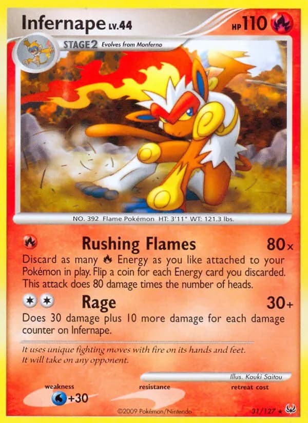 Infernape #31 — Platinum