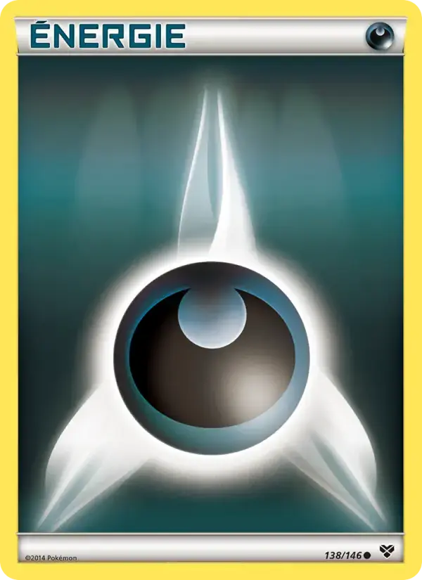 Carte Pokémon Énergie Obscurité #138 — XY