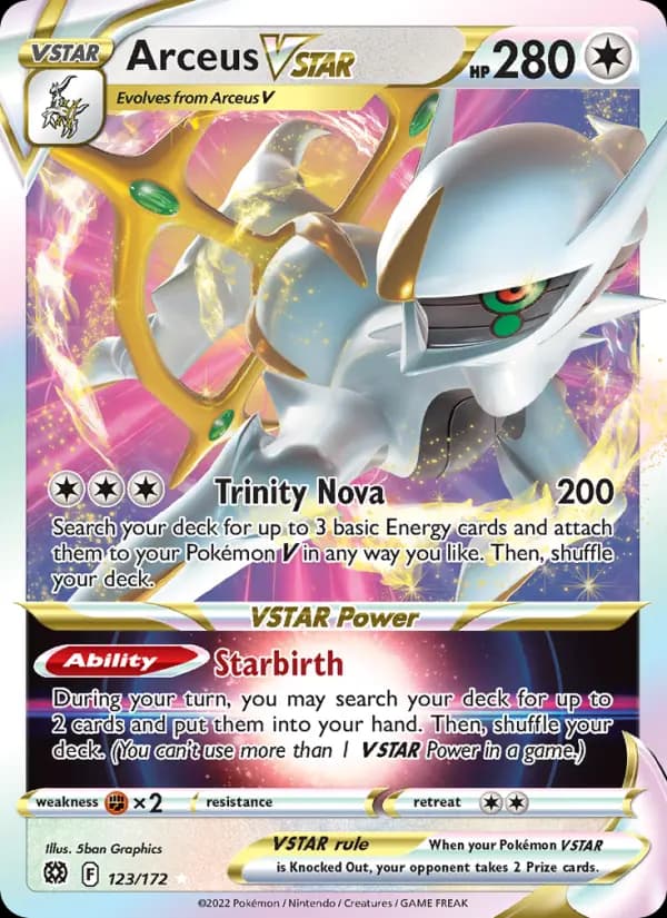Arceus VSTAR #123 — Brilliant Stars