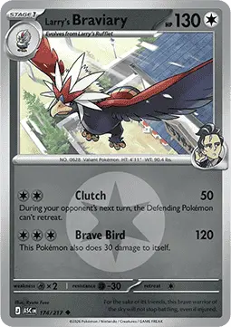Larry's Braviary #174 Non Holo — Ascended Heroes