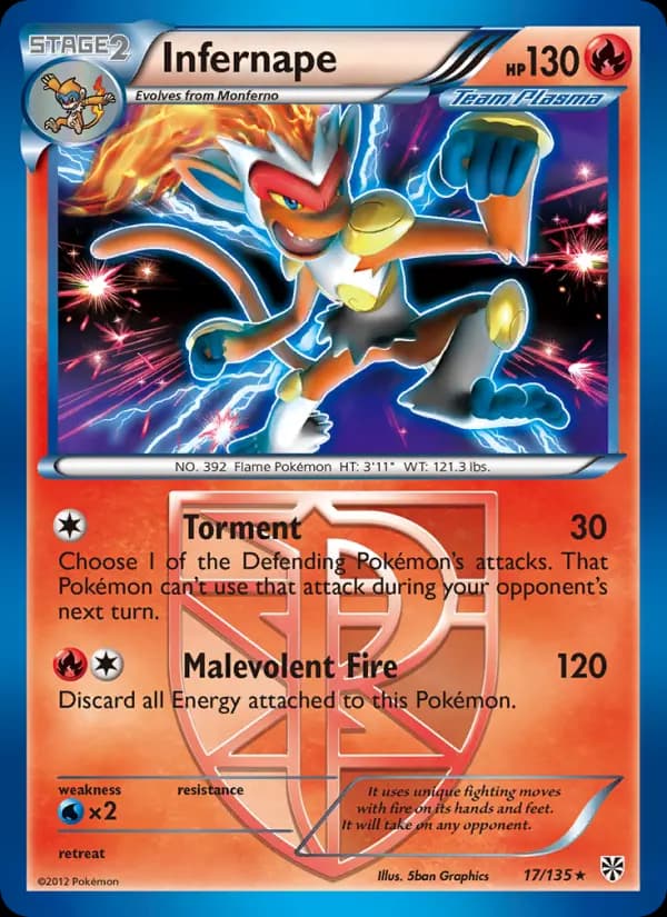 Infernape #17 — Plasma Storm